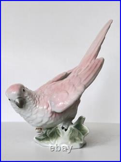 Antique Porcelain Parrot Bird Figurine Wagner & Apel Grafenthal Thuringia Mint