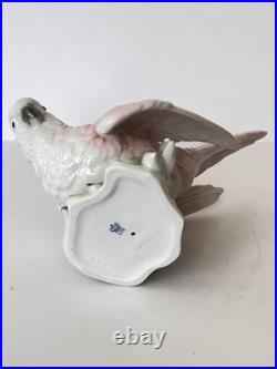 Antique Porcelain Parrot Bird Figurine Wagner & Apel Grafenthal Thuringia Mint