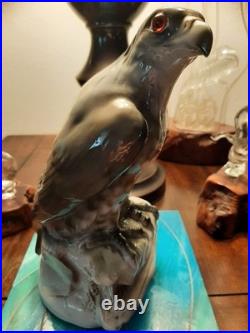 Antique Porcelain Pre-1900 Nicely Detailed Colorful Eagle. Superb Condition