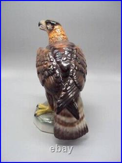 Antique Soviet USSR Porcelain Statue Figurine Eagle Art Deco Bird Starling Deco