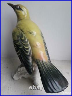 Antique Statue Organ Karl Ens Germany Signed Art 1920-40 Dcore Hand Painted Old