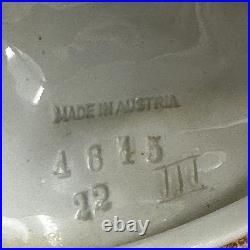 Antique Turn Wien Vienna Austria 4045 Porcelain Lady w Bird Crown Mark
