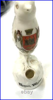 Antique porcelain bird whistle Norwich warbler