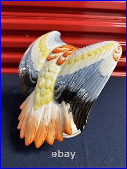 Art Deco Rosenthal Porcelain Parrot Figurine Signed Karner