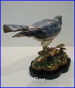 Art Deco Style Statue Figurine Harrier Bird Wildlife Art Nouveau Style Porcelain