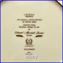 BOEHM BIRDS ANNUAL 7 OF 8 LIMITED EDITION PLATES LENOX 1970-1977 Set (no 1972)