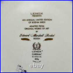 BOEHM BIRDS ANNUAL 7 OF 8 LIMITED EDITION PLATES LENOX 1970-1977 Set (no 1972)