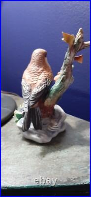 BUEN RETIRO Porcelain Bird Branch Ladybug Numbered 171/2000 Made in Spain VTG