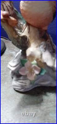 BUEN RETIRO Porcelain Bird Branch Ladybug Numbered 171/2000 Made in Spain VTG