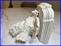 Bald Eagle 19thC Parian Porcelain Figurine Sculpture American Antique Shelf