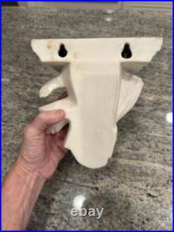 Bald Eagle 19thC Parian Porcelain Figurine Sculpture American Antique Shelf