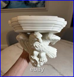 Bald Eagle 19thC Parian Porcelain Figurine Sculpture American Antique Shelf