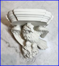 Bald Eagle 19thC Parian Porcelain Figurine Sculpture American Antique Shelf