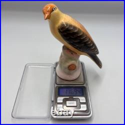 Beautiful 1950 Vintage Bird Porcelain Statue Figure Made in Germany 13 cm
