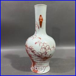 Beautiful Collectable Art Handmade Famille Rose Porcelain Bird Vase