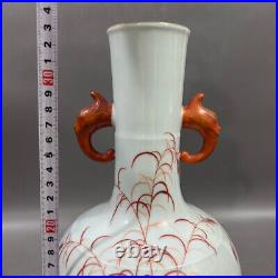 Beautiful Collectable Art Handmade Famille Rose Porcelain Bird Vase