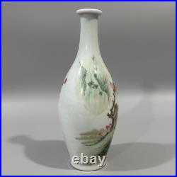Beautiful Collectable Art Handwork Famille Rose Porcelain Bird Vase