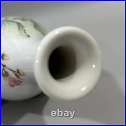 Beautiful Collectable Art Handwork Famille Rose Porcelain Bird Vase