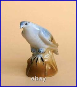 Beautiful Falcon Figurine Porcelain Statue Owl Animal Birds Painting Decorative