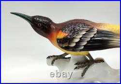 Behscherzer Zeh Scherzer Bavaria Porcelain Bird Sculpture Statue Figurine
