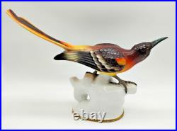 Behscherzer Zeh Scherzer Bavaria Porcelain Bird Sculpture Statue Figurine