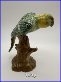 Beswick England Parrot Figurine #930 Vintage 1930s/40s Porcelain Bird