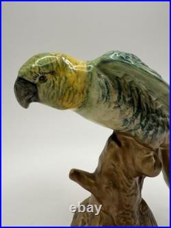 Beswick England Parrot Figurine #930 Vintage 1930s/40s Porcelain Bird