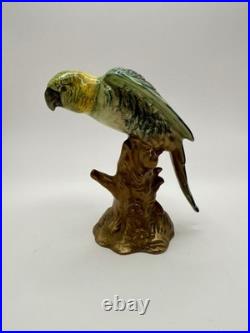 Beswick England Parrot Figurine #930 Vintage 1930s/40s Porcelain Bird