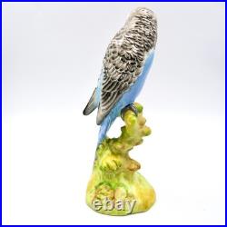 Beswick Parakeet Budgie Budgerigar Bird Figurine 7 Porcelain England Vintage