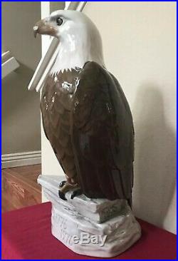 Bing & Grondahl B&G An American Eagle Bird Porcelain Statue Limited ED 21 MINT