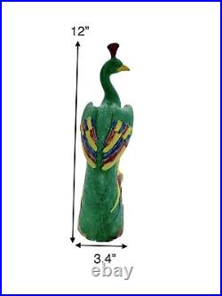 Bird Figurine Phoenix Porcelain Vintage Oriental Collectible Decor