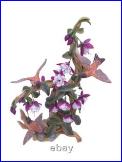 Boehm BIRDS Rufus Hummingbird With Fuchsia 10395 Limited Edition