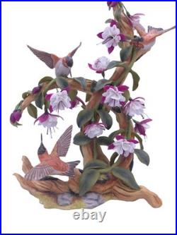 Boehm BIRDS Rufus Hummingbird With Fuchsia 10395 Limited Edition