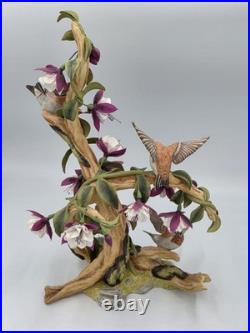 Boehm BIRDS Rufus Hummingbird With Fuchsia 10395 Limited Edition