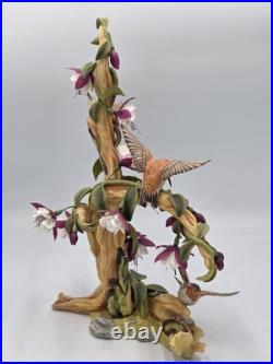 Boehm BIRDS Rufus Hummingbird With Fuchsia 10395 Limited Edition