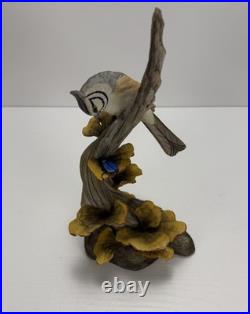 Boehm Bridled Tit Bird Porcelain Figurine 200-24 England Titmouse 9.75 Vintage