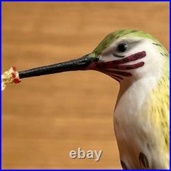 Boehm Calliope Hummingbird Hibiscus Porcelain Sculpture Limited Edition #495 USA
