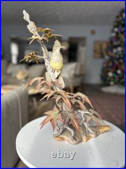 Boehm'Crested Flycatcher' #488 LE 500 Porcelain Bird Sculpture Figurine, 20