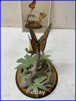 Boehm Fledgling Canada Warbler with Monarch Butterfly #491 Limited Edition/750