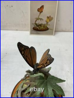 Boehm Fledgling Canada Warbler with Monarch Butterfly #491 Limited Edition/750