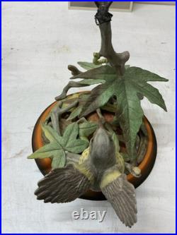 Boehm Fledgling Canada Warbler with Monarch Butterfly #491 Limited Edition/750