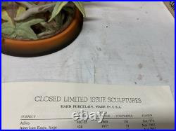 Boehm Fledgling Canada Warbler with Monarch Butterfly #491 Limited Edition/750