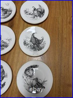 Boehm Game Bird Series Woodcock (made England) Fine Bone China (10 plates)