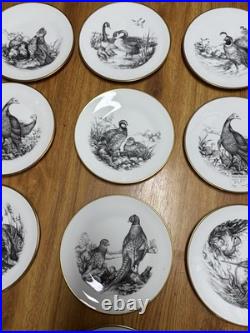 Boehm Game Bird Series Woodcock (made England) Fine Bone China (10 plates)