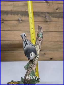Boehm Nuthatch #469 Handpainted Porcelain Bird Figurine