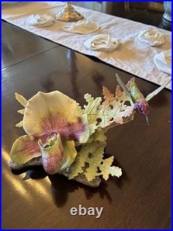 Boehm Orchid With Bird