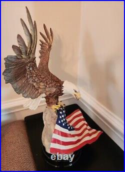 Boehm Porcelain BIRD EAGLE Sculpture 1991 PATRIOT EAGLE 40400 Numbered 450-500