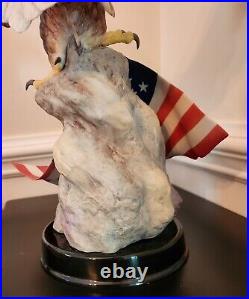 Boehm Porcelain BIRD EAGLE Sculpture 1991 PATRIOT EAGLE 40400 Numbered 450-500