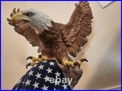 Boehm Porcelain BIRD EAGLE Sculpture 1991 PATRIOT EAGLE 40400 Numbered 450-500