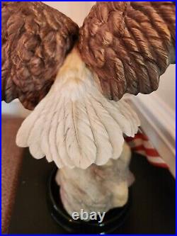 Boehm Porcelain BIRD EAGLE Sculpture 1991 PATRIOT EAGLE 40400 Numbered 450-500